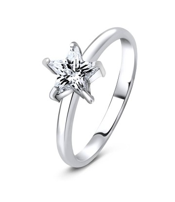 Star CZ Silver Ring SCR-8-04